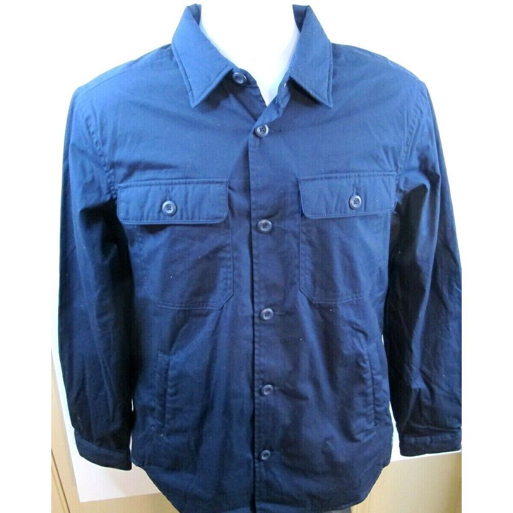 Men's Medium Sperry Long Sleeve Button‎ Down Lined Shirt Jacket
